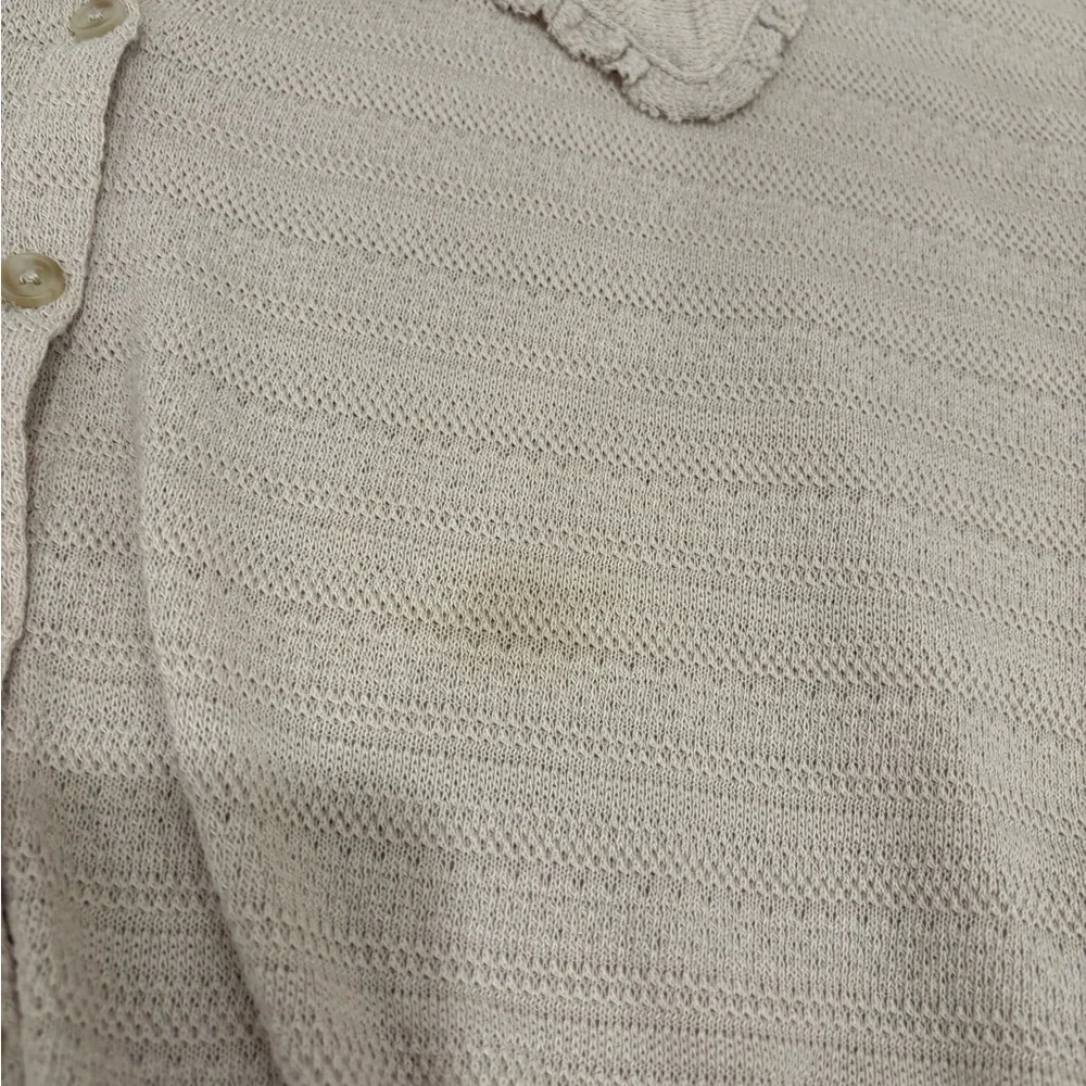 Madewell Ruffle Collared Top Size Medium - Picture 8 of 8